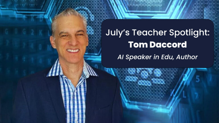 Tom Daccord AI in education speaker July spotlight