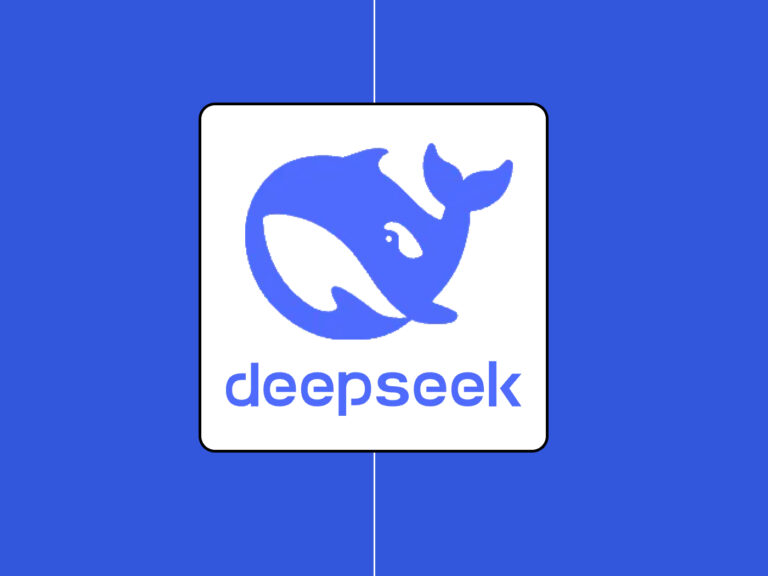 Deepseek AI logo for education, whale logo