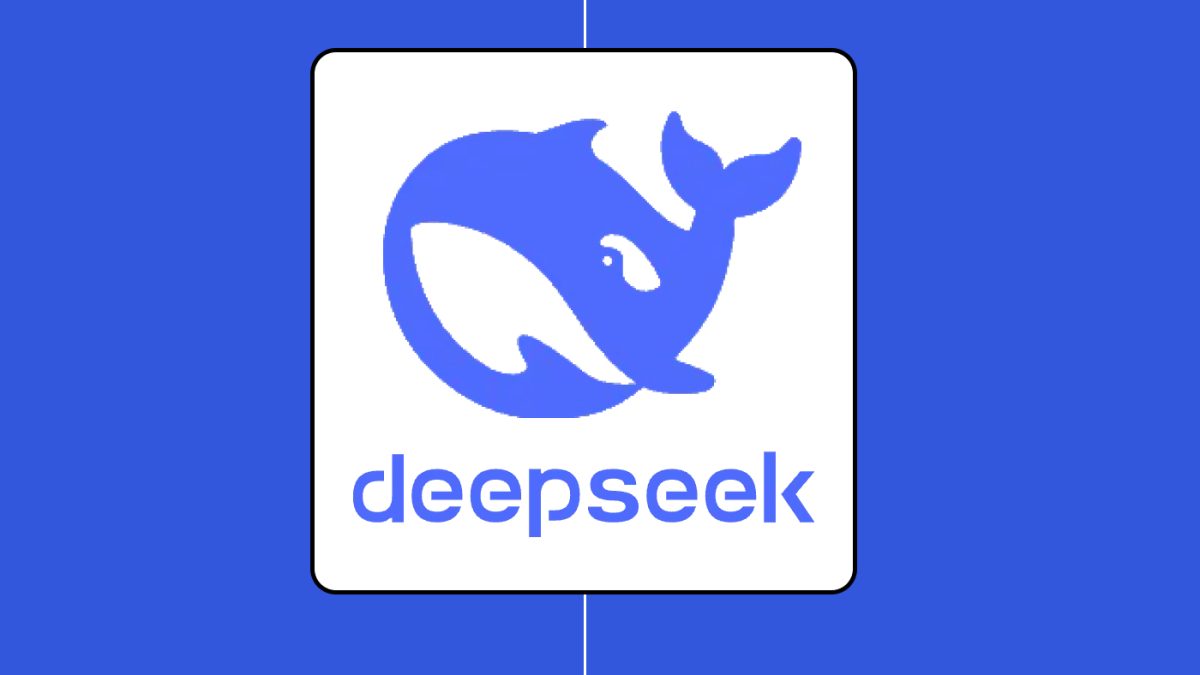 Deepseek AI logo for education, whale logo